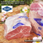 Beef blade BOLAR BLADE Australia STEER (young cattle) KILCOY frozen daging rendang sampil HALF CUTS +/- 1.4kg (price/kg)